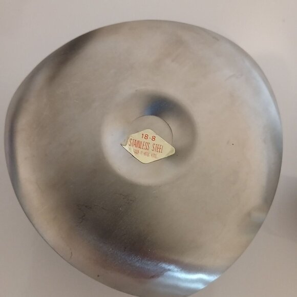 Vintage Stainless Steel 18/8 Taper /Thin Candle Holder & Oil Vinager Holder Lot - Picture 4 of 13